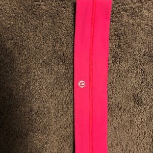 Neon pink lulu headband